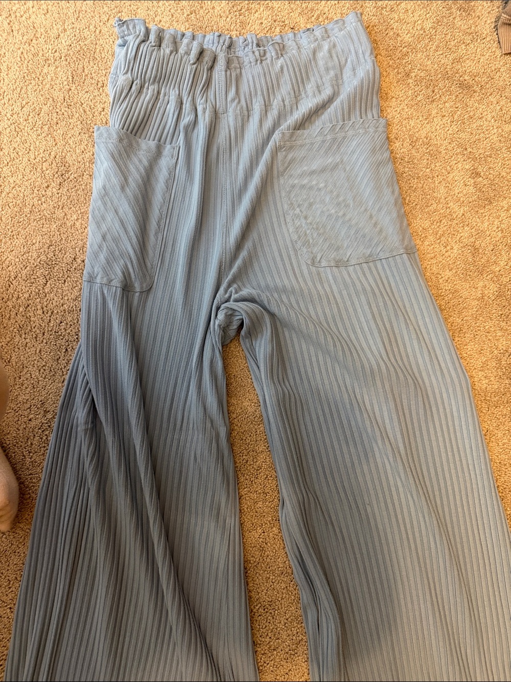 Free People Movement Blissed Out Wide-Leg Pants Sz M - Picture 4 of 7